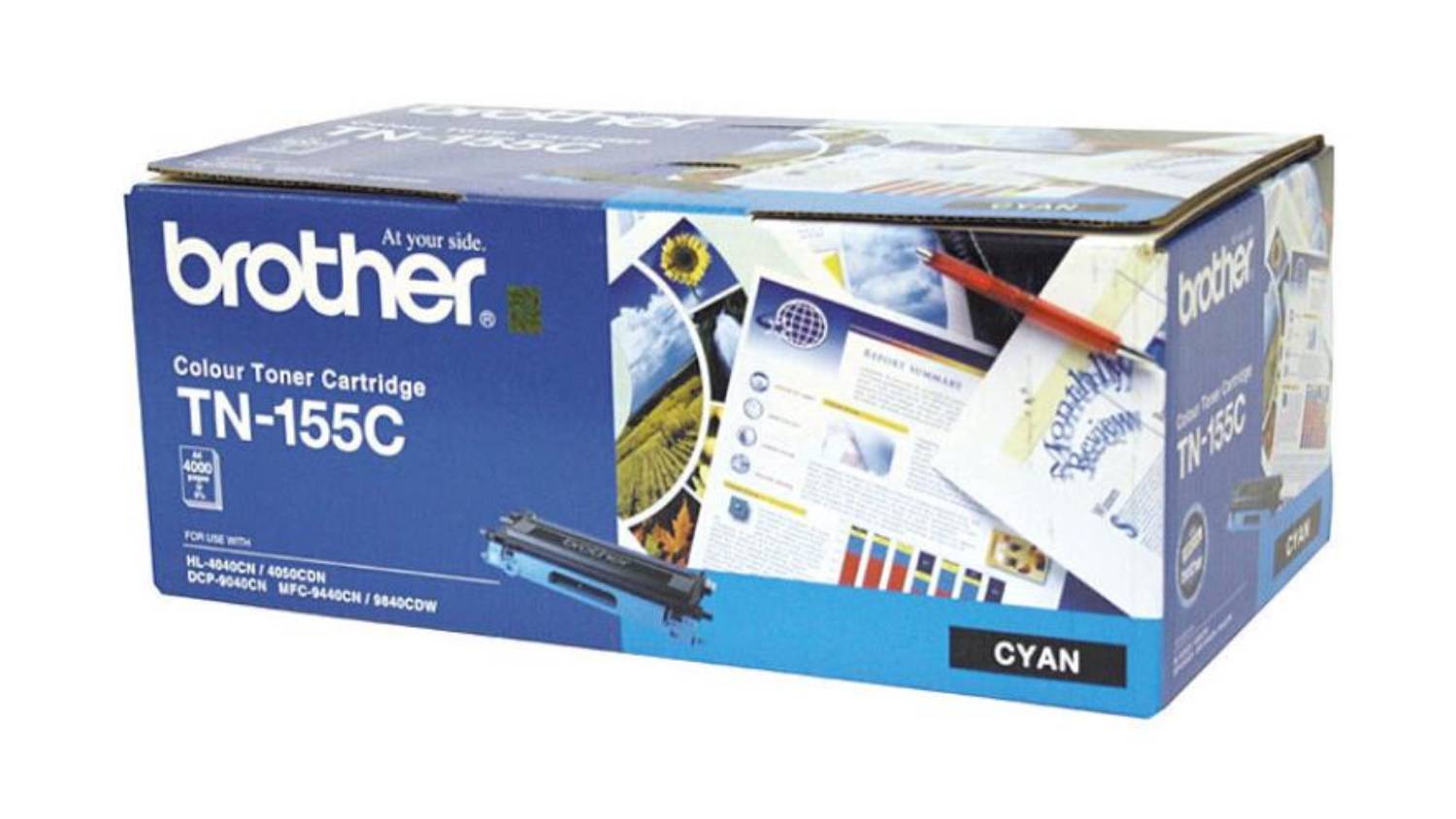 Brother TN155 Cyan Printer Toner Cartridge