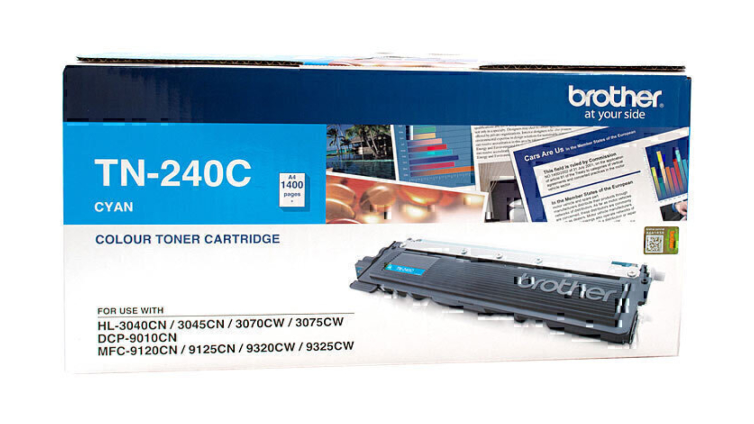 Brother TN240 Cyan Printer Toner Cartridge