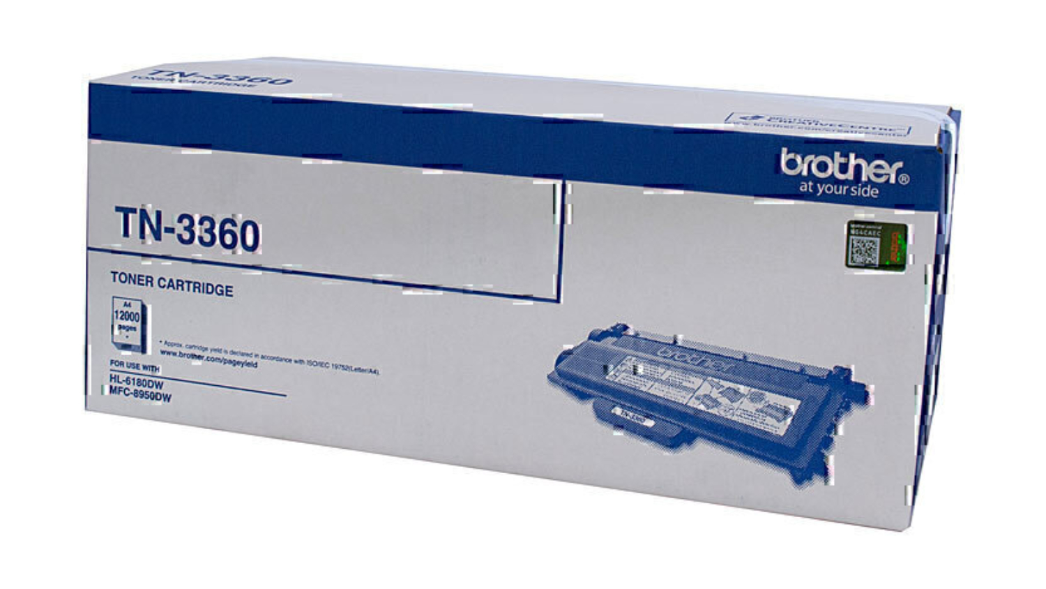 Brother TN3360 Black High Yield Printer Toner Cartridge