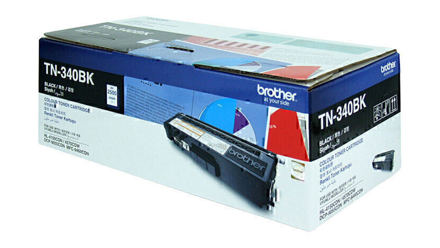 Brother TN340 Black Printer Toner Cartridge