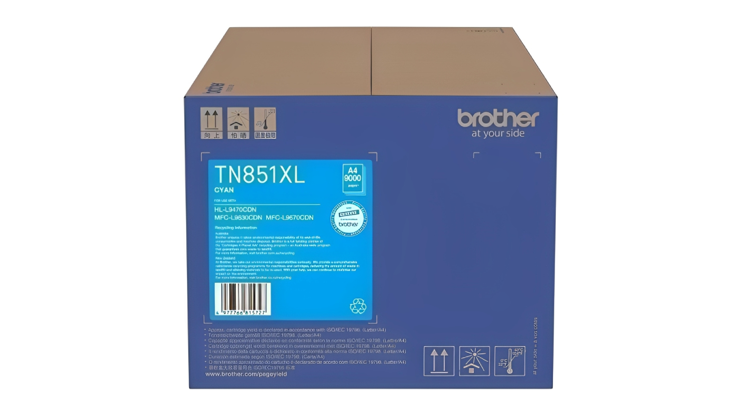 Brother TN851XLC Cyan Printer Toner Cartridge