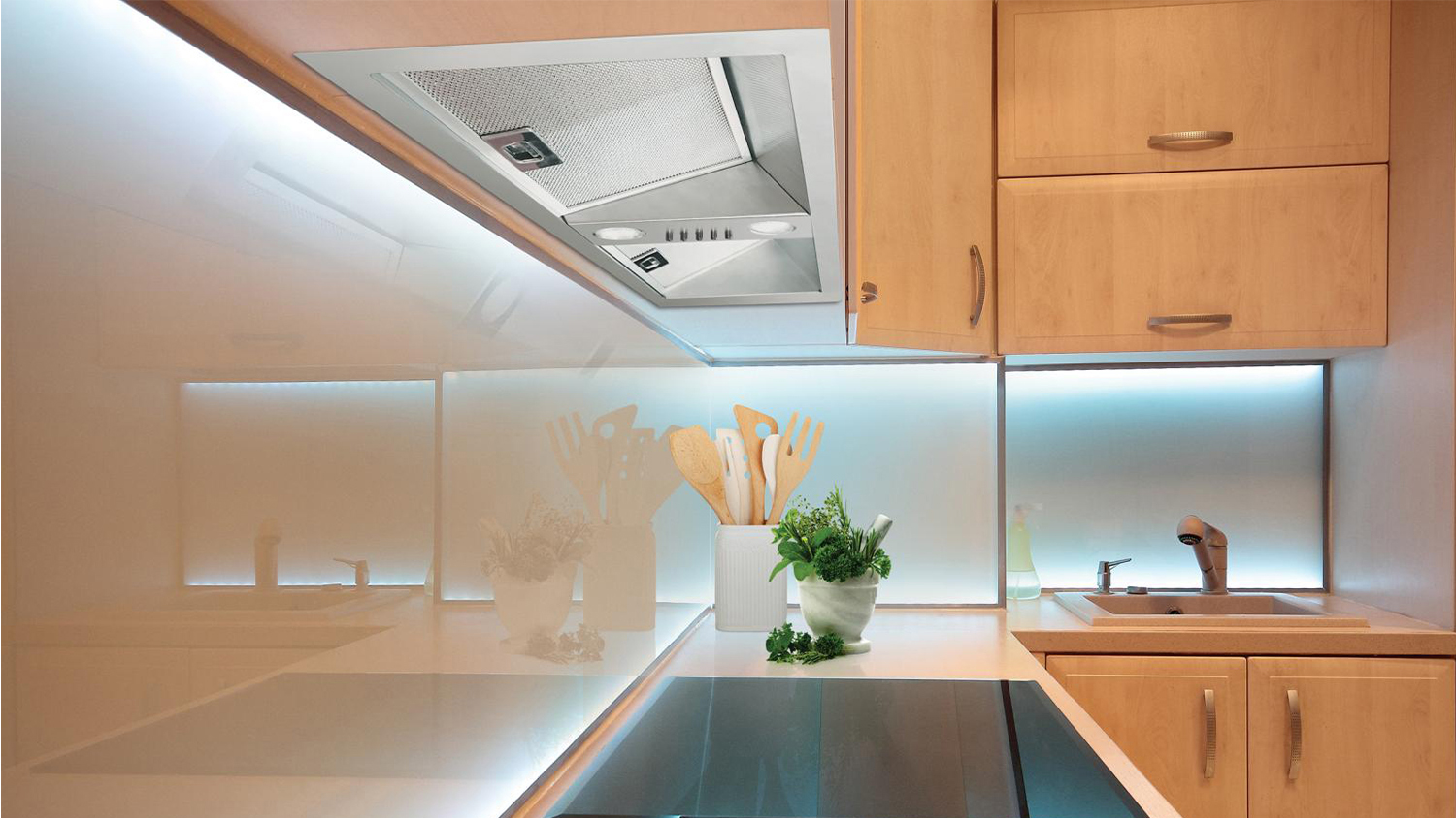 Schweigen 90cm Insert Integrated Rangehood - Stainless Steel (HN-9UM)