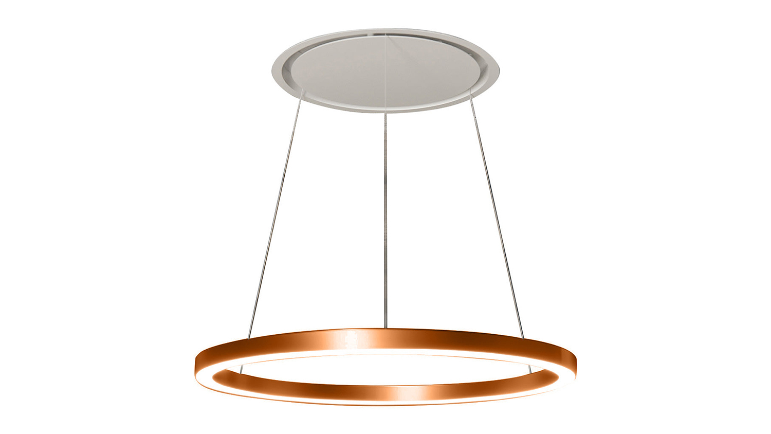 Sirius 75cm Island Ceiling Mounted Rangehood - Copper (Halo/SLT973EMC)
