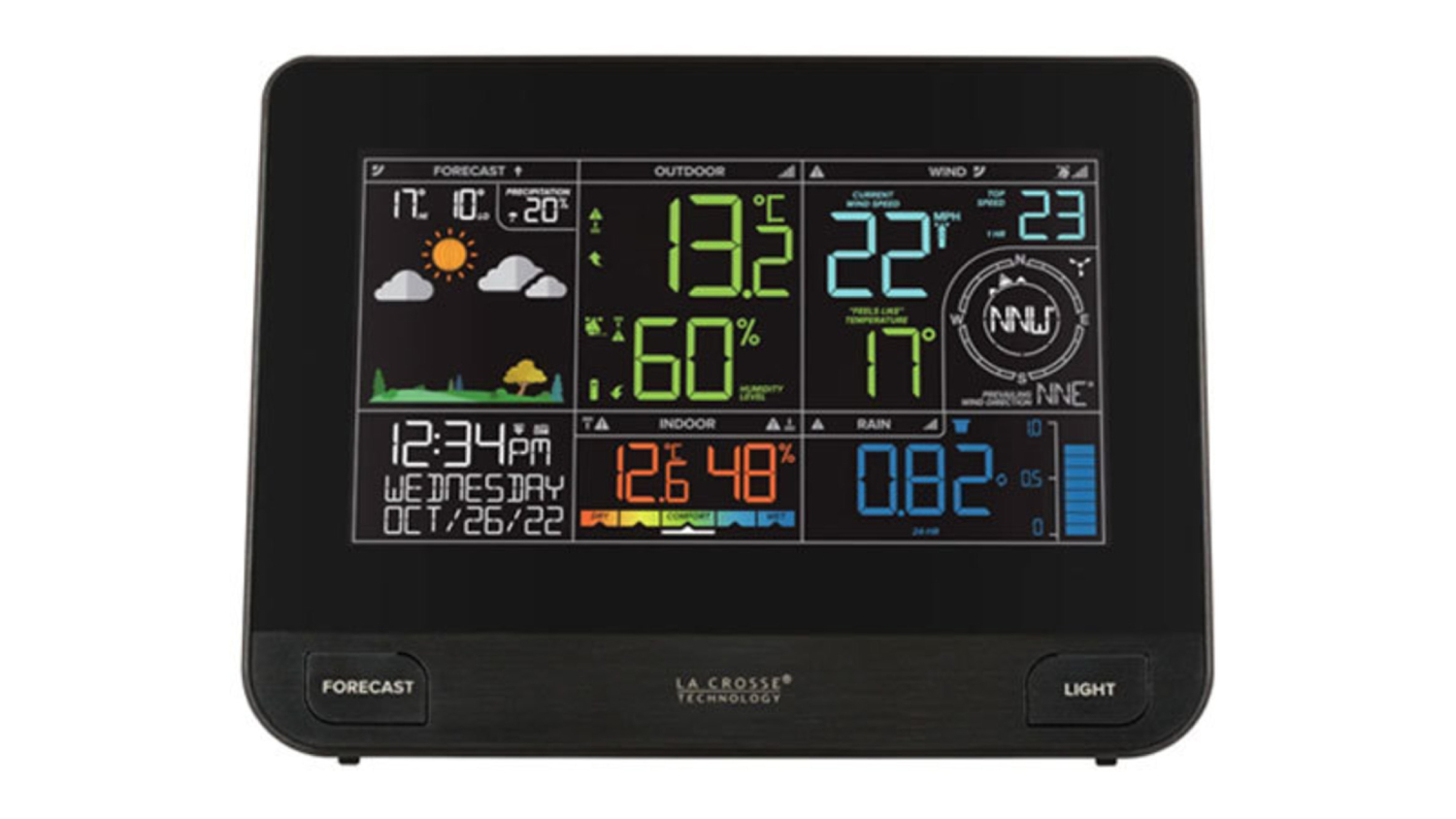 La Crosse Wireless App Enabled Professional Weather Station with Wind and Rain Monitor, Sensor