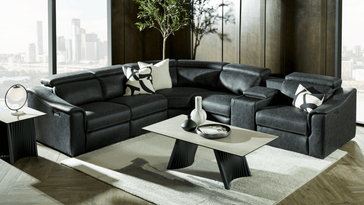 Haines 5 Seater Electric Modular Sofa