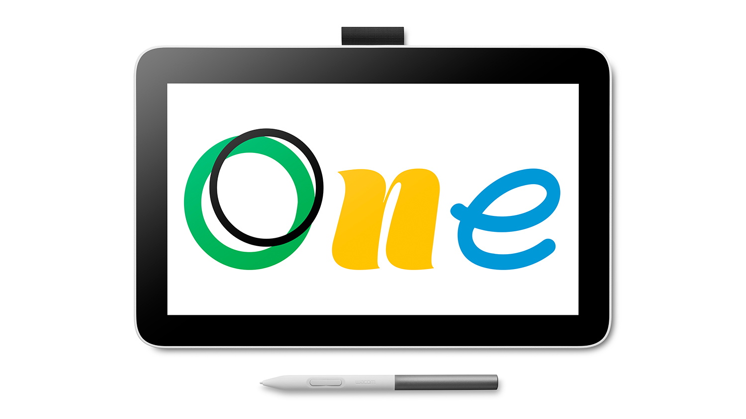 Wacom One 11.6" FHD Graphic Tablet with One Pen - Black (Pen Display, DTC121W1C)