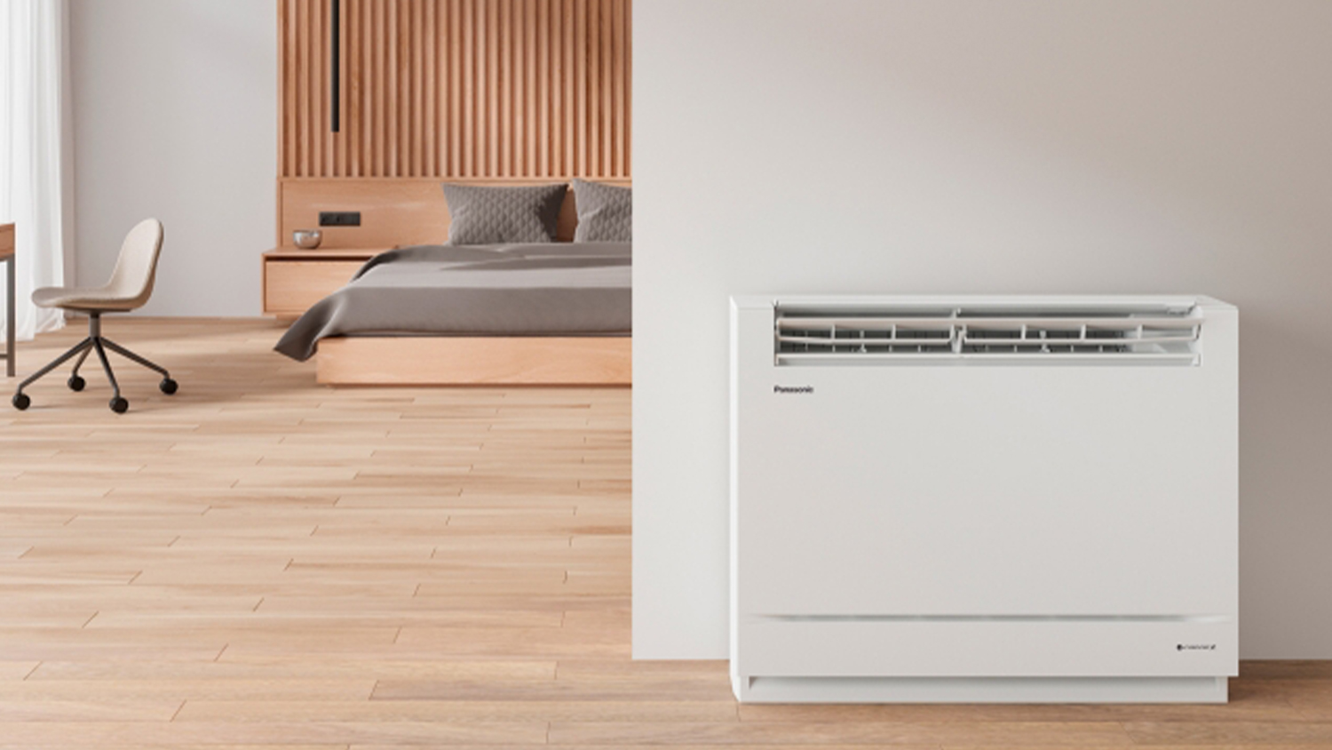 Panasonic Heat Pump Air Conditioner Package - Floor Console - 3.4kW Heat / 2.5kW Cool