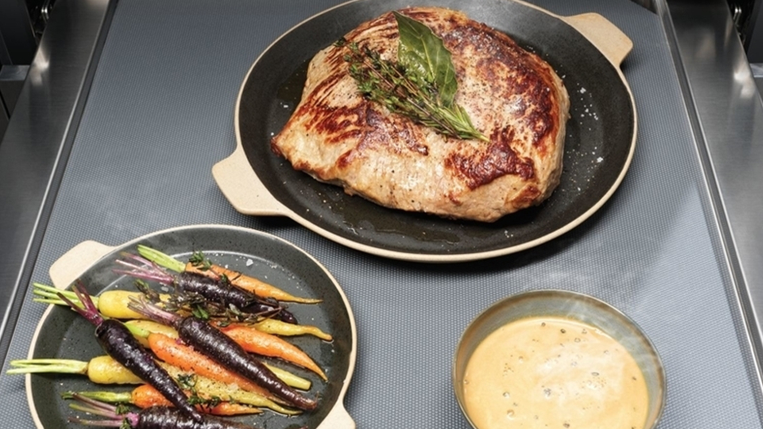 Electrolux 14cm Built-In Warming Drawer - Dark Stainless Steel (UltimateTaste 700/EWD1402DSE)