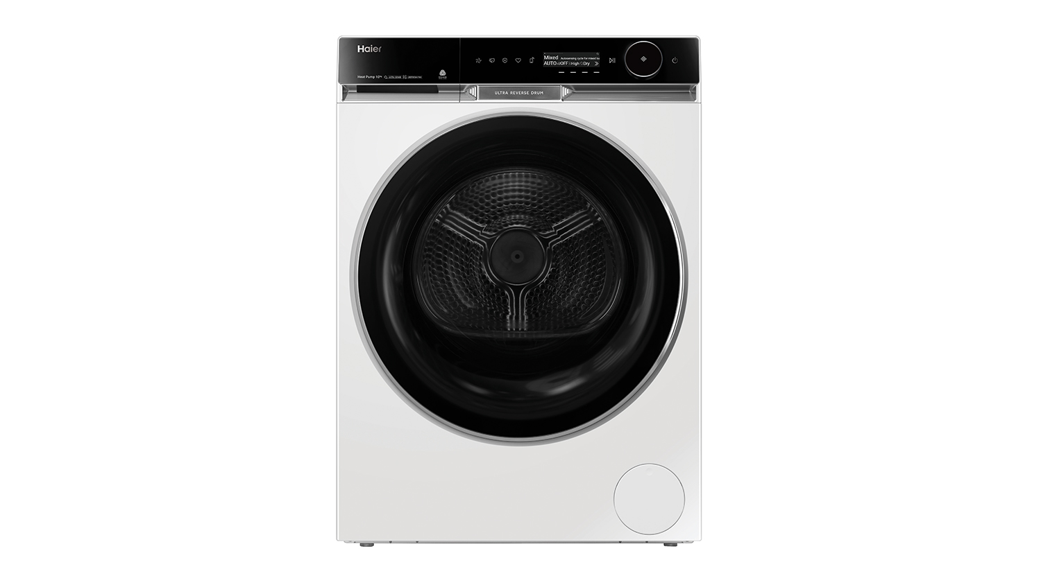 Haier 10kg Heat Pump Condenser Dryer with 20 Programs - White (HDHP10PXW1)