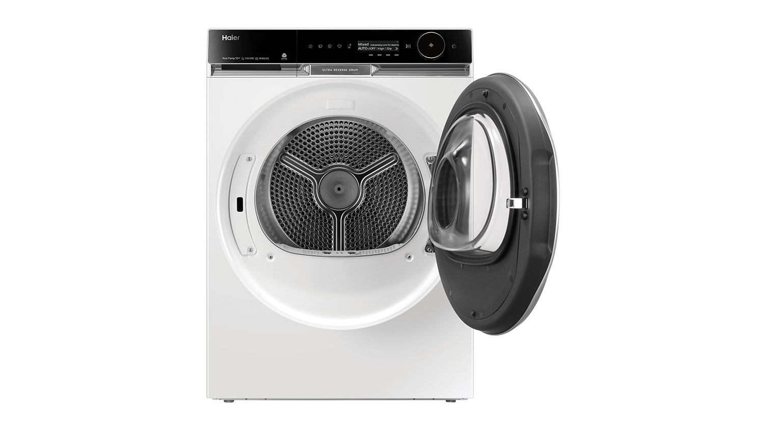 Haier 10kg Heat Pump Condenser Dryer with 20 Programs - White (HDHP10PXW1)