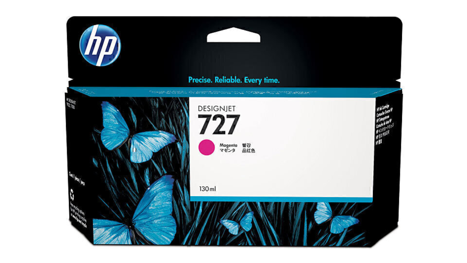 HP #727 Magenta DesignJet Printer Ink Cartridge 130ml B3P20A
