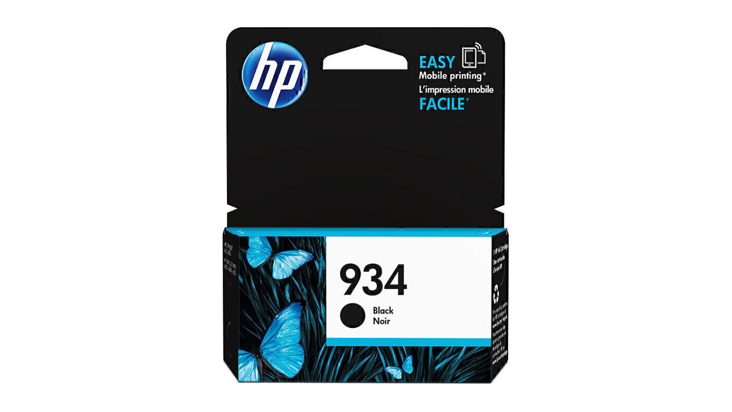 HP #934 Black OfficeJet Original Printer Ink Cartridge 10ml C2P19AA