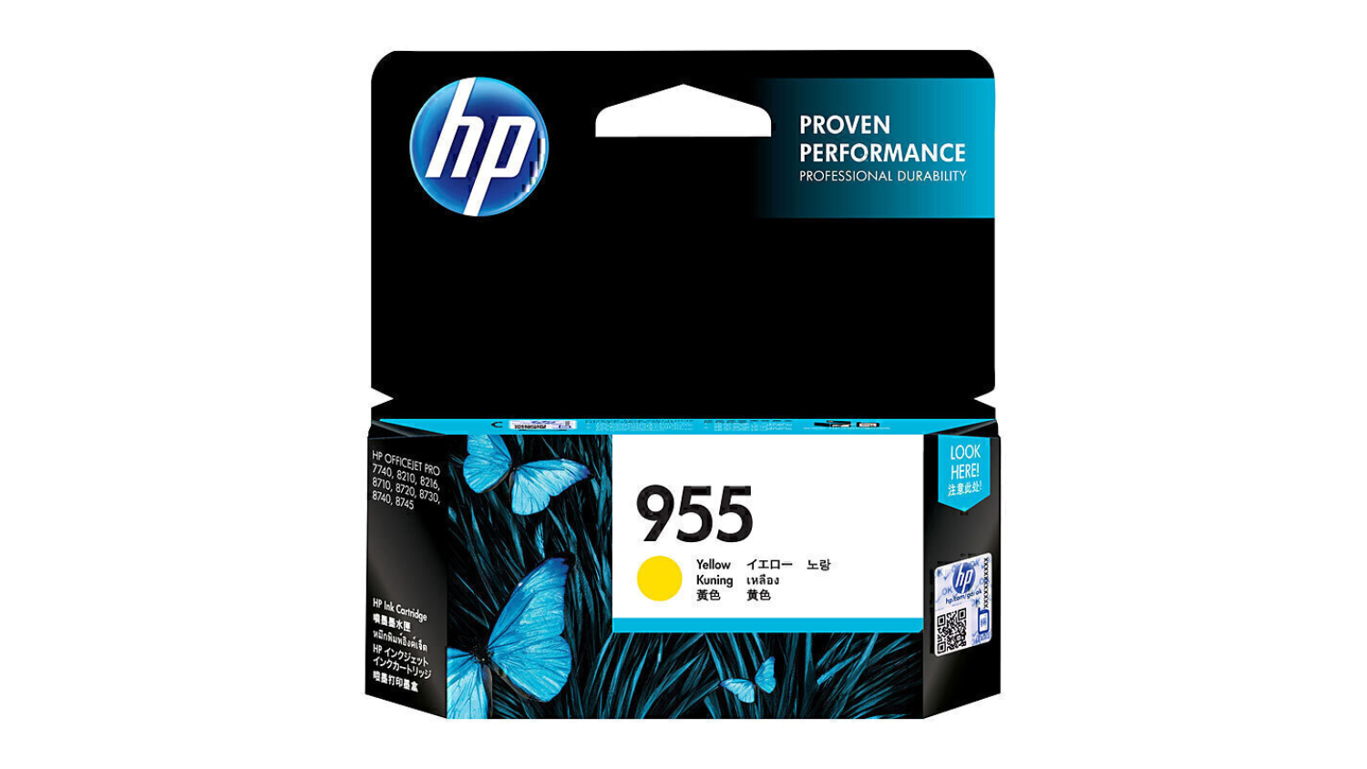 HP 955 Ink Cartridge 23.5ml - Yellow (L0S57AA)