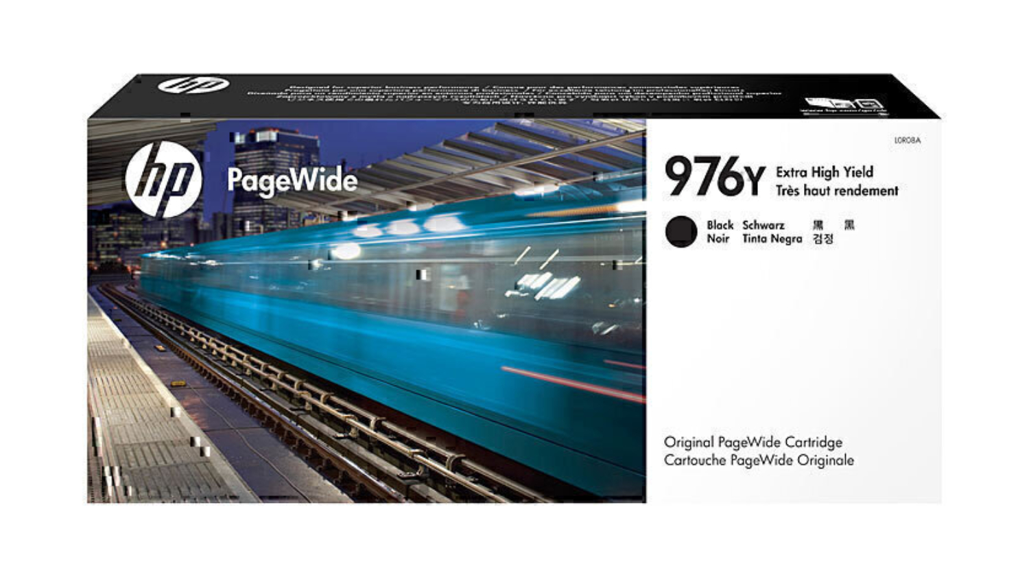 HP #976Y Black Extra High Yield PageWide Original Printer Ink Cartridge 292.5ml L0R08A