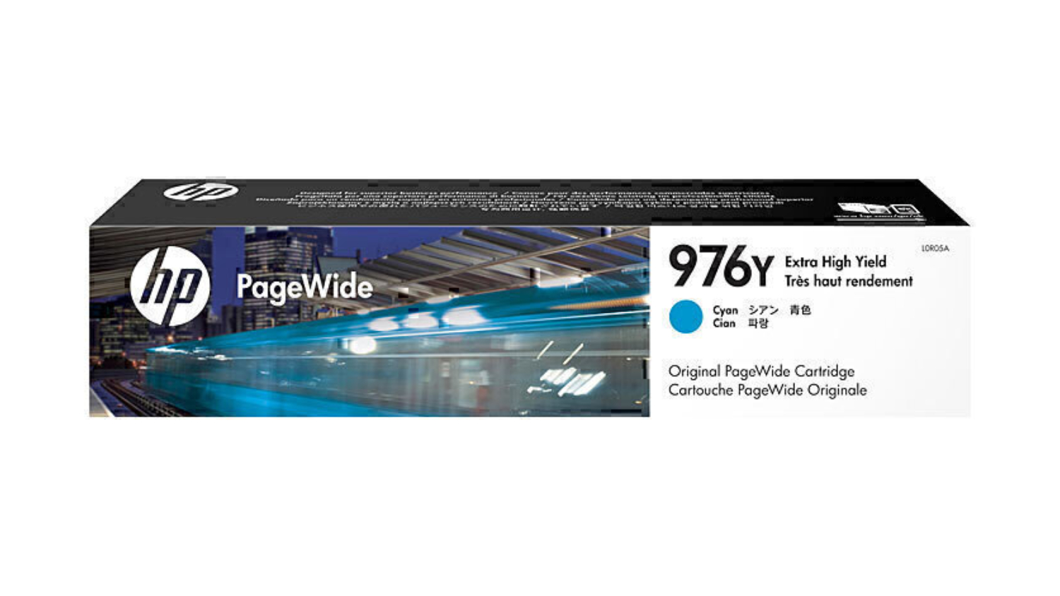 HP #976Y Cyan Extra High Yield PageWide Original Printer Ink Cartridge 292.5ml L0R05A