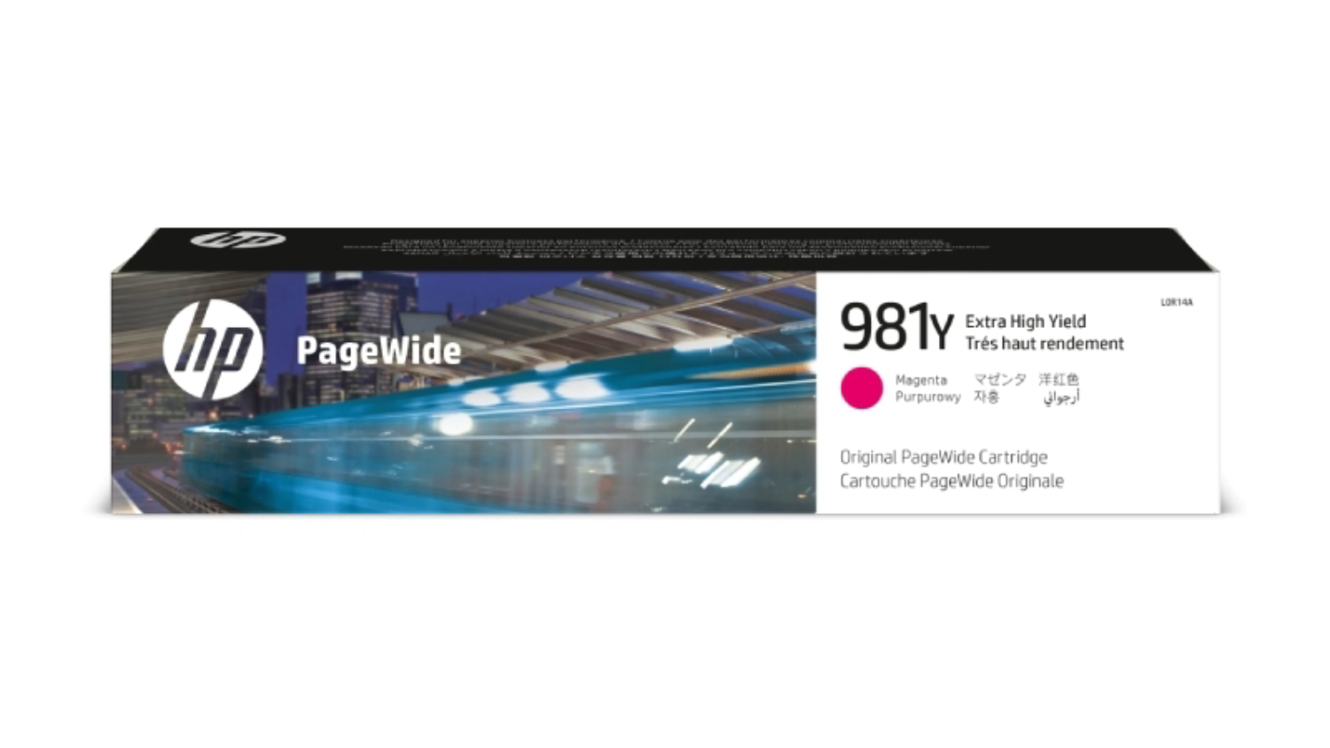 HP #981Y Magenta Extra High Yield PageWide Original Printer Ink Cartridge L0R14A