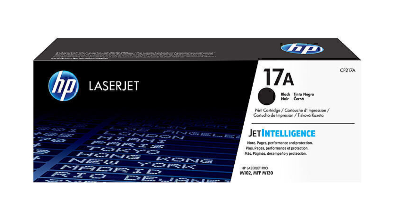 HP #17A Black Original LaserJet Printer Toner Cartridge CF217A