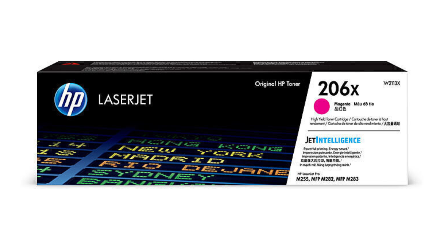 HP #206X Magenta High Yield LaserJet Printer Toner Cartridge W2113X