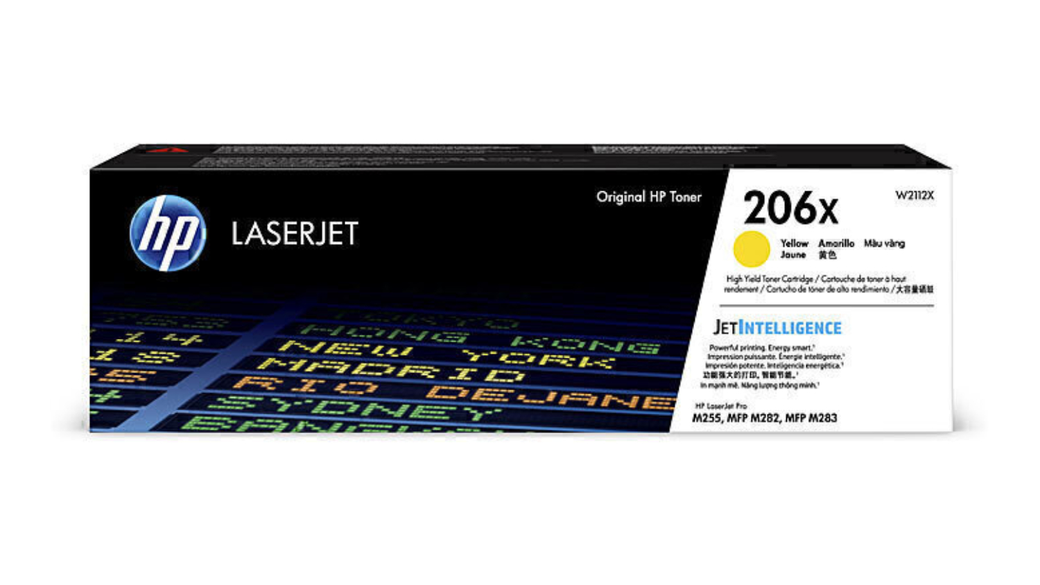 HP #206X Yellow High Yield LaserJet Printer Toner Cartridge W2112X