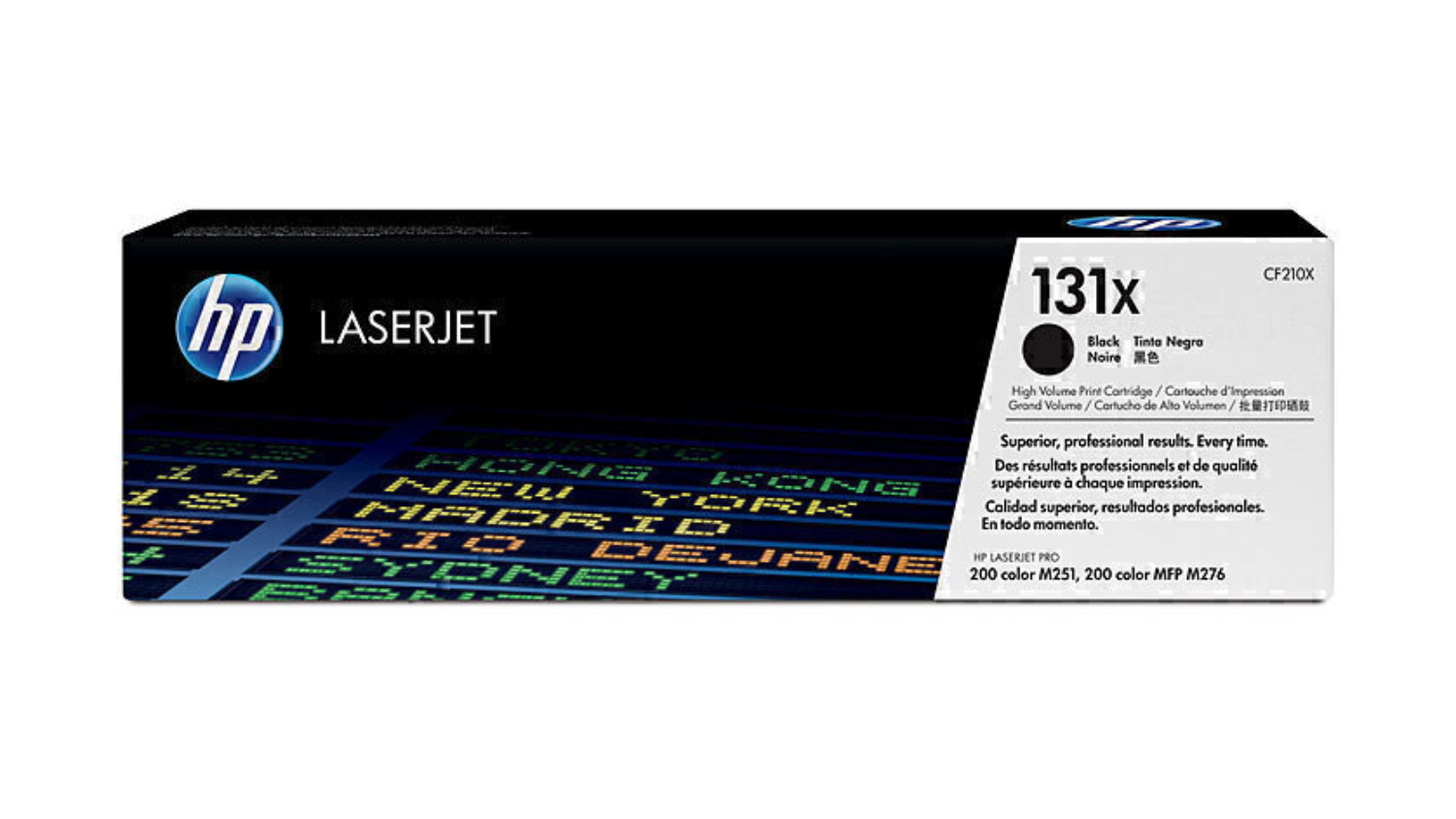 HP #131X Black High Yield LaserJet Printer Toner Cartridge CF210X