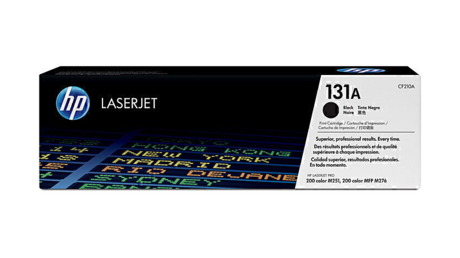 HP #131A Black Original LaserJet Printer Toner Cartridge CF210A