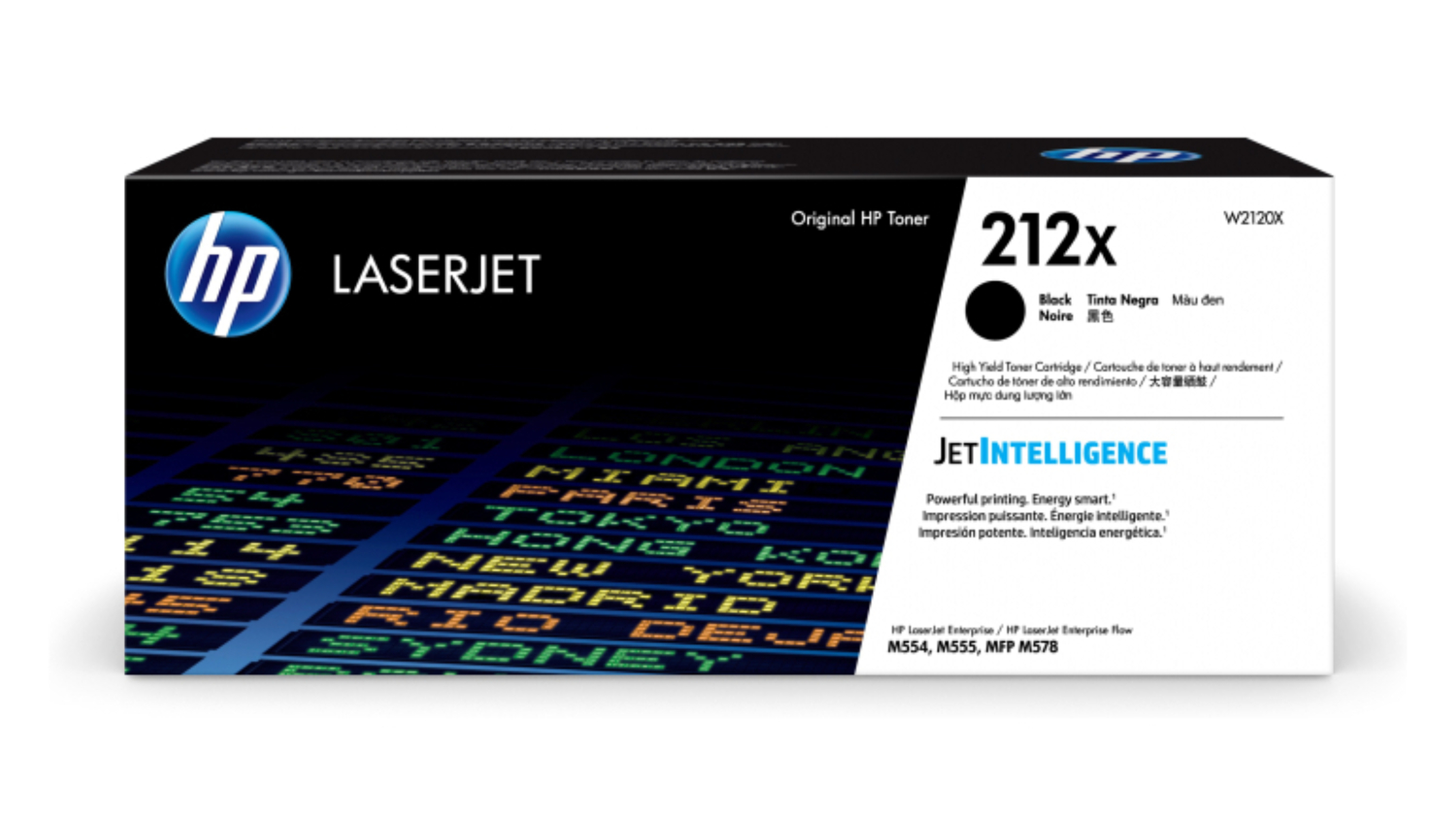 HP #212X Black High Yield LaserJet Printer Toner Cartridge W2120X