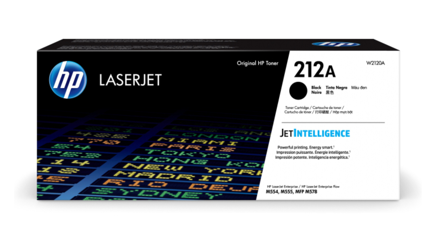 HP #212A Black Original LaserJet Printer Toner Cartridge W2120A