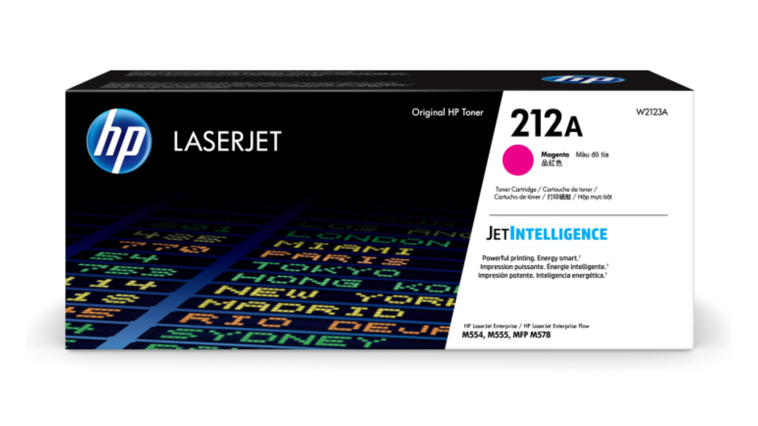 HP #212A Magenta Original LaserJet Printer Toner Cartridge W2123A