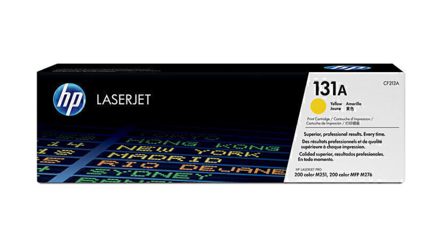 HP #131A Yellow Original LaserJet Printer Toner Cartridge CF212A