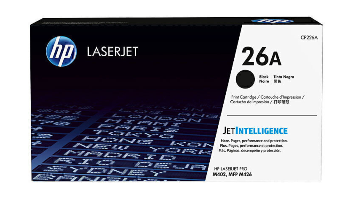 HP #26A Black Original LaserJet Printer Toner Cartridge CF226A