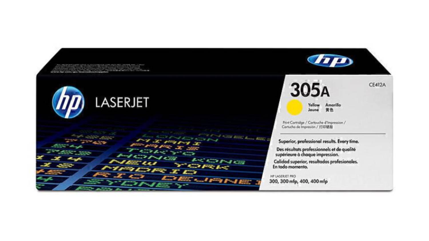 HP #305 Yellow Original LaserJet Printer Toner Cartridge CE412A
