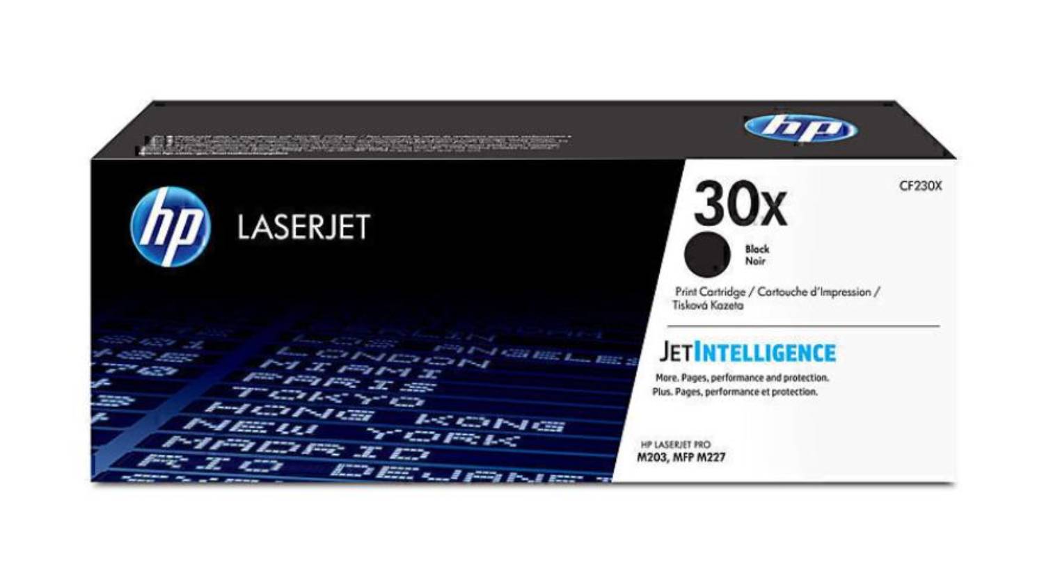 HP #30X Black High Yield LaserJet Printer Toner Cartridge CF230X
