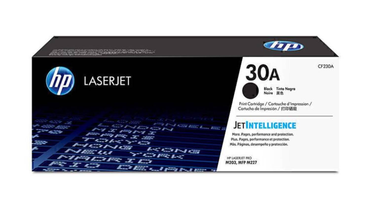 HP #30A Black Original LaserJet Printer Toner Cartridge CF230A