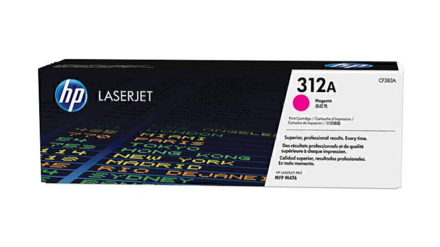 HP #312A Magenta Original LaserJet Printer Toner Cartridge CF383A