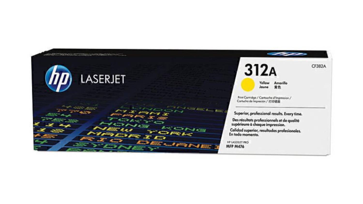 HP #312A Yellow Original LaserJet Printer Toner Cartridge CF382A