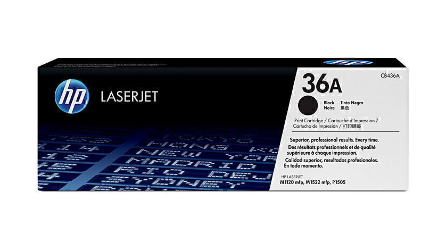 HP 36A LaserJet Toner Cartridge - Black (CB436A)