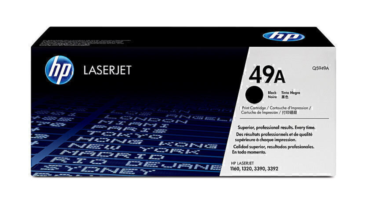 HP #49A Black Original LaserJet Printer Toner Cartridge Q5949A