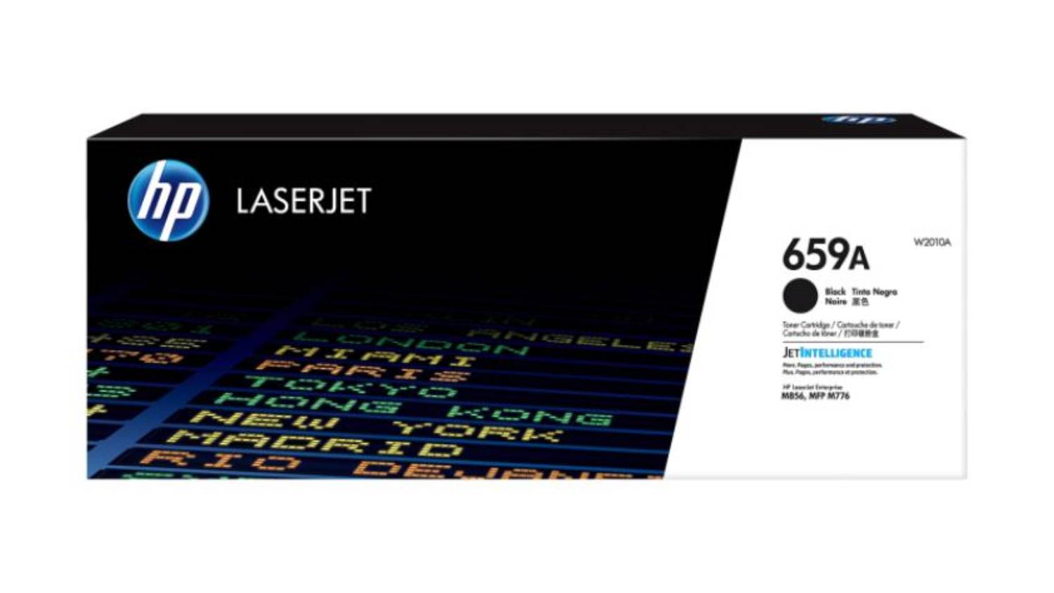 HP #659A Black Original LaserJet Printer Toner Cartridge W2010A