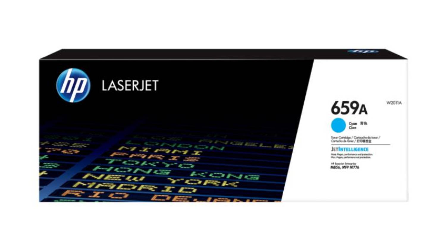 HP #659A Cyan Original LaserJet Printer Toner Cartridge W2011A