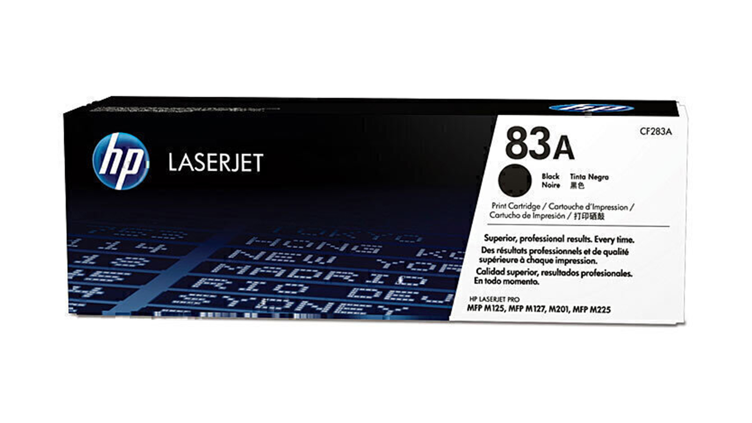 HP #83A Black Original LaserJet Printer Toner Cartridge CF283A
