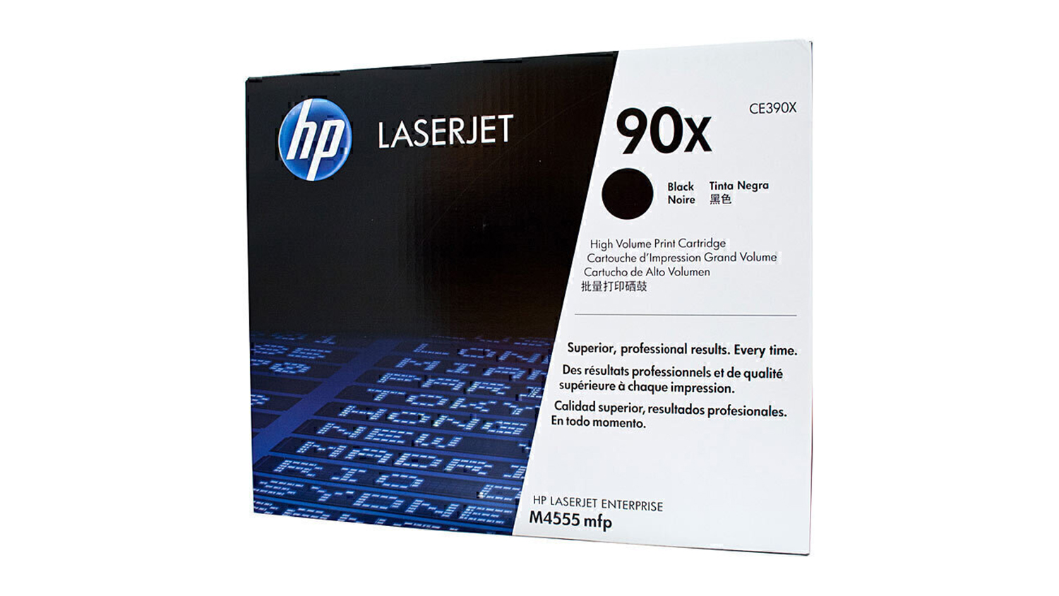 HP #90X Black High Yield LaserJet Printer Toner Cartridge CE390X