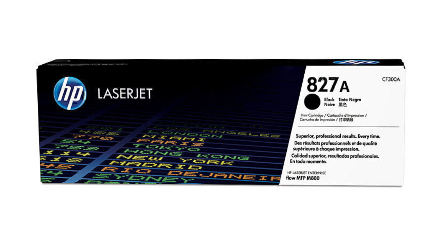 HP #827A Black Original LaserJet Printer Toner Cartridge CF300A