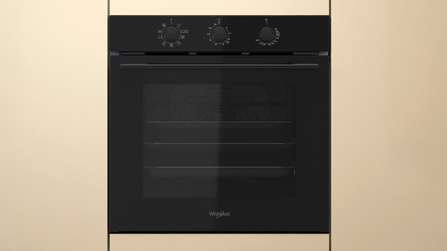 Whirlpool 60cm Built-In Oven with 8 Functions - Black (W4OMK38HU0BA)
