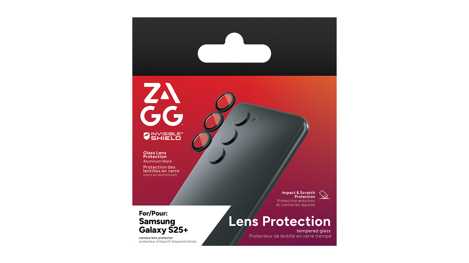 Zagg Glass Lens Protector for Samsung Galaxy S25+ - Clear