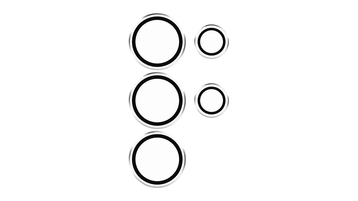 Zagg Glass Lens Protector for Samsung Galaxy S25 Ultra - Clear