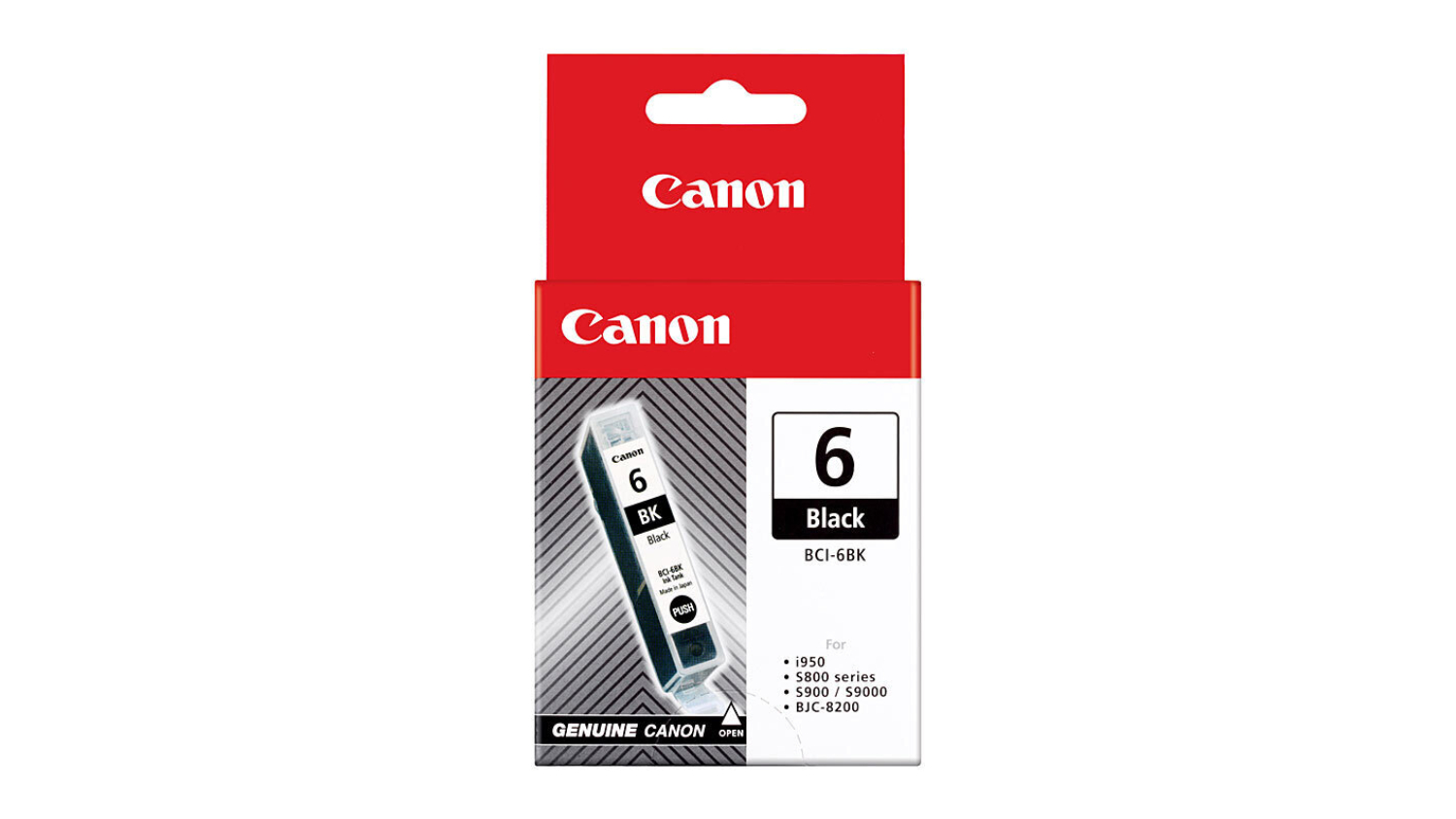 Canon BCI6B Black Replacement Printer Ink Tank