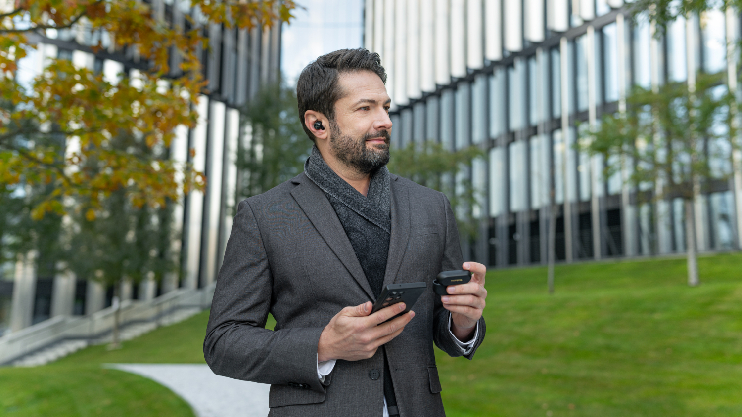 Technics EAH-AZ100E Adaptive Noise Cancelling Wireless In-Ear Headphones - Black