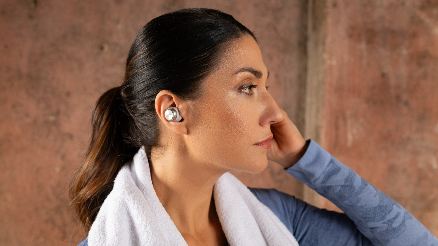 Technics EAH-AZ100E Adaptive Noise Cancelling Wireless In-Ear Headphones - Silver