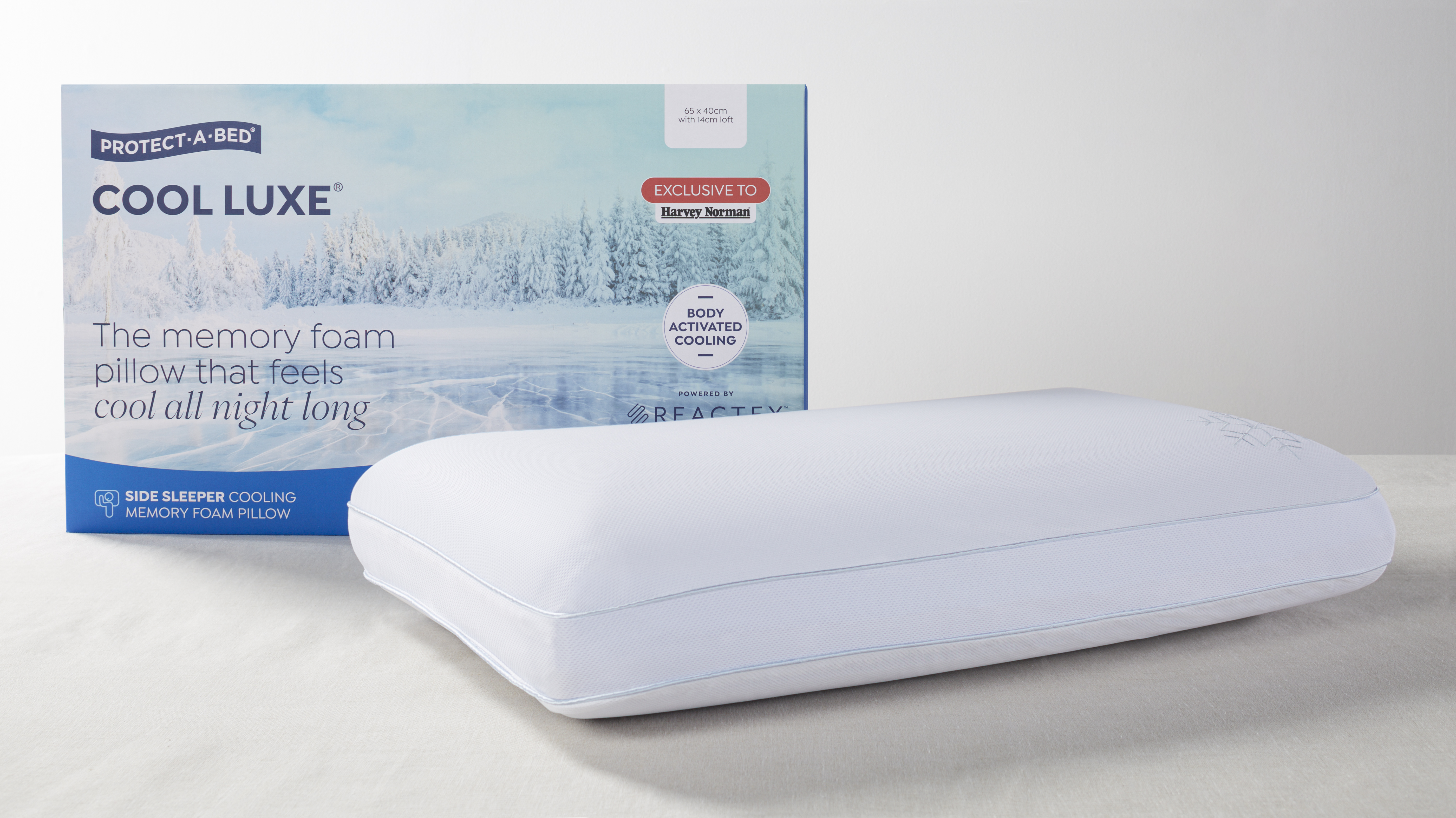 Cool Luxe Cooling Pillow by Protect-A-Bed - Mid