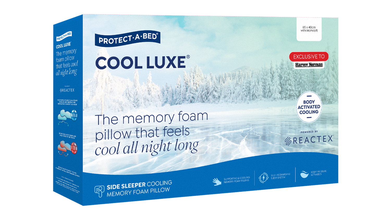 Cool Luxe Cooling Pillow by Protect-A-Bed - Mid